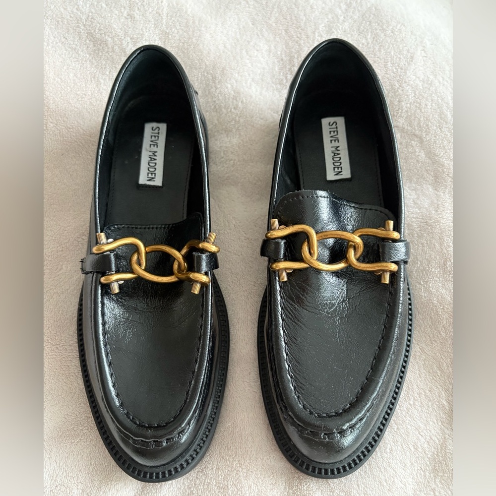 STEVE MADDEN KARMINE Leather loafers!